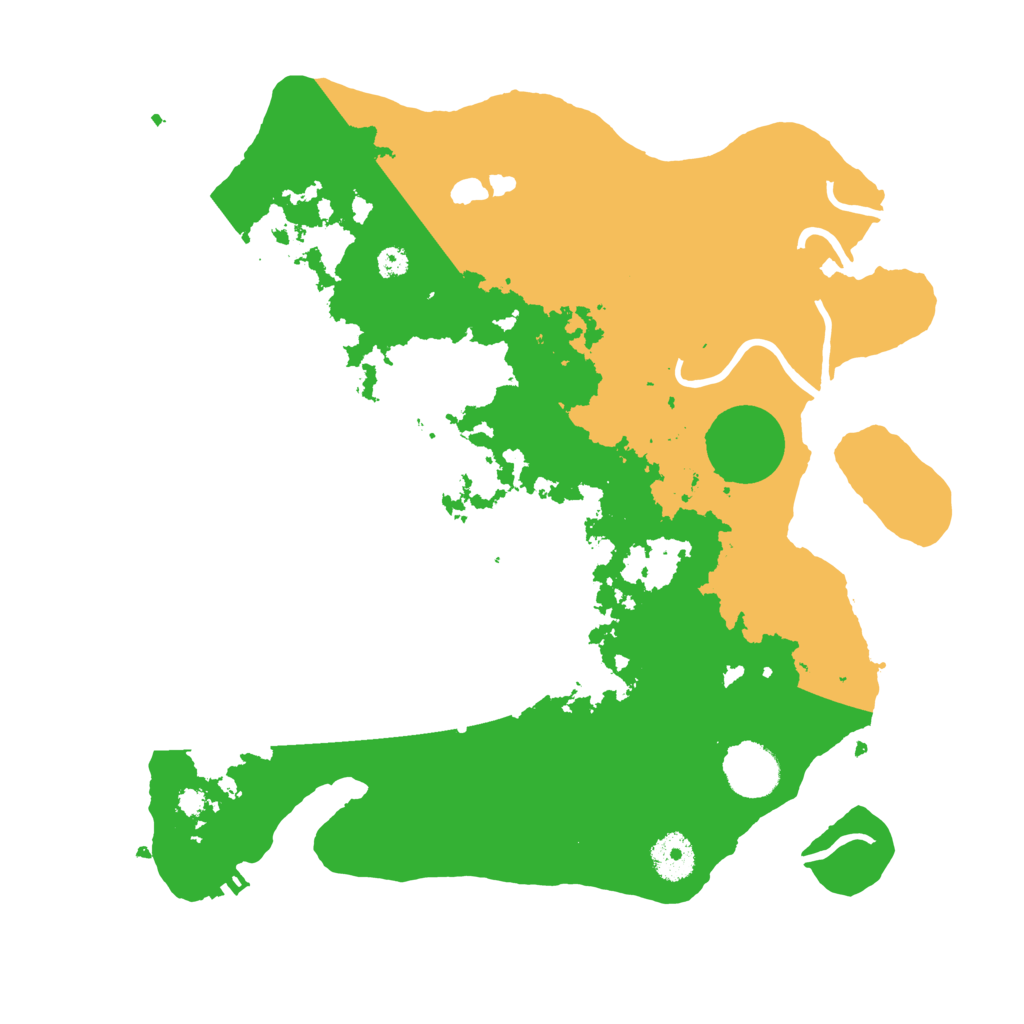 Biome Rust Map: Procedural Map, Size: 3450, Seed: 72766008