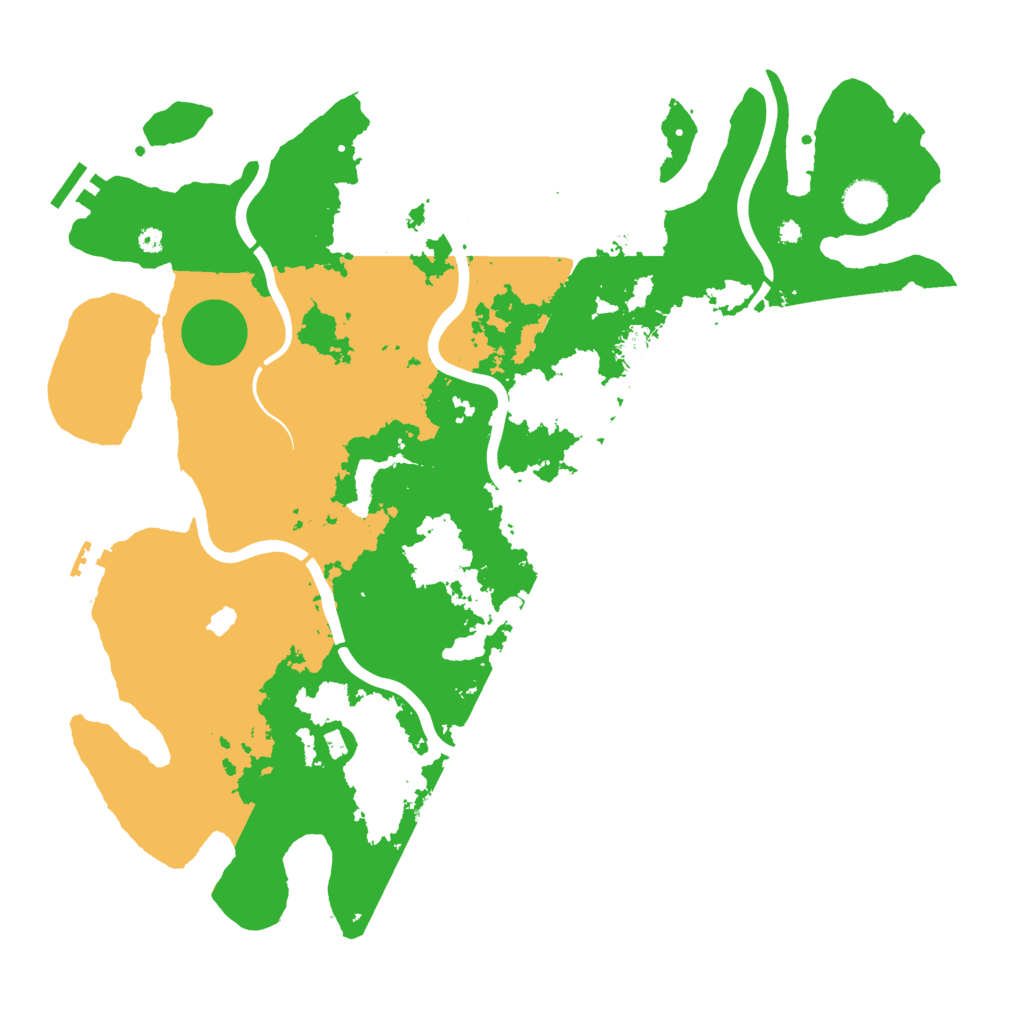 Biome Rust Map: Procedural Map, Size: 4100, Seed: 41285004