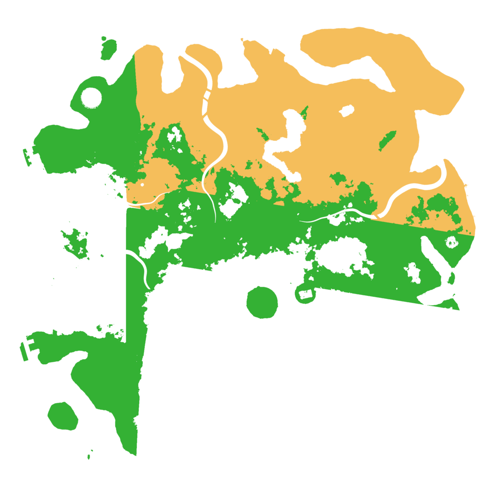 Biome Rust Map: Procedural Map, Size: 4300, Seed: 95113625