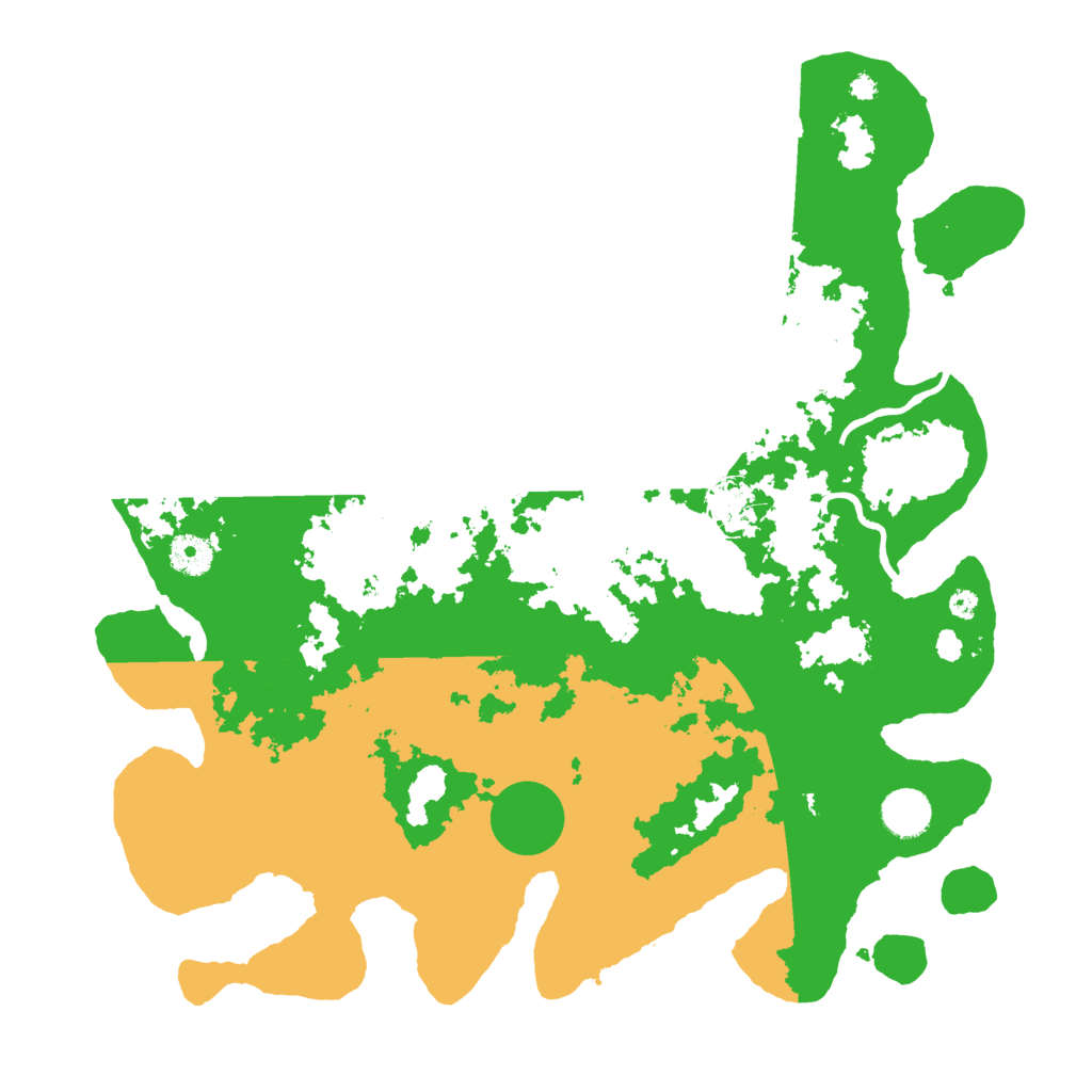 Biome Rust Map: Procedural Map, Size: 3900, Seed: 9615613