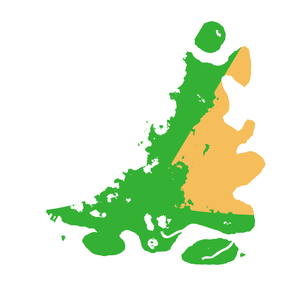 Biome Rust Map: Procedural Map, Size: 3000, Seed: 31505