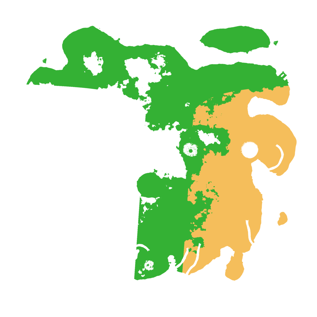 Biome Rust Map: Procedural Map, Size: 3400, Seed: 48968135