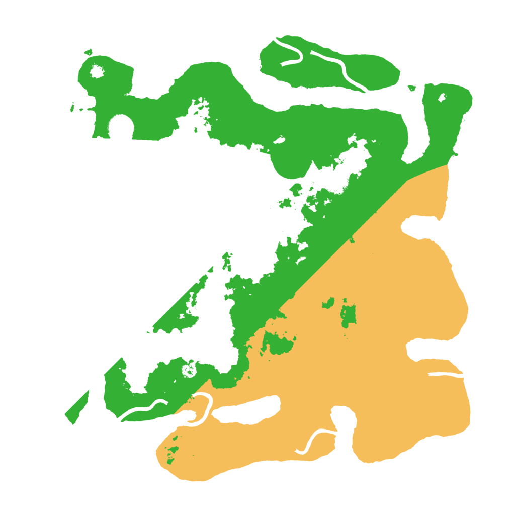 Biome Rust Map: Procedural Map, Size: 3500, Seed: 42023212