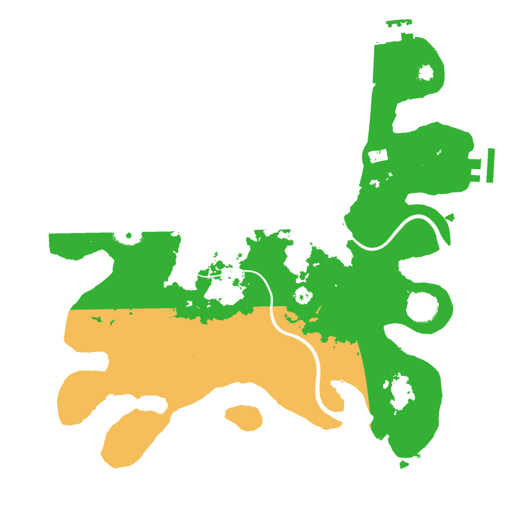 Biome Rust Map: Procedural Map, Size: 3000, Seed: 25886