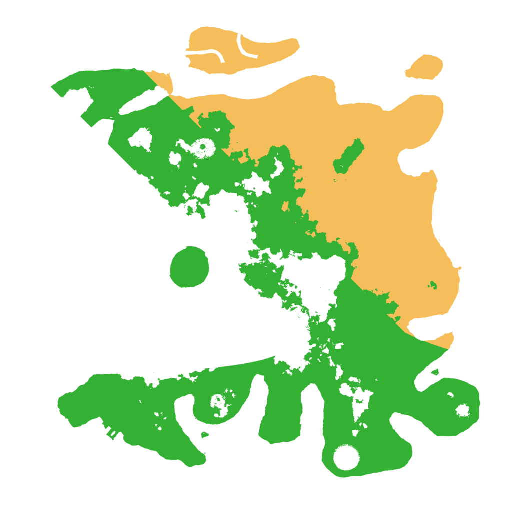 Biome Rust Map: Procedural Map, Size: 3550, Seed: 90760686