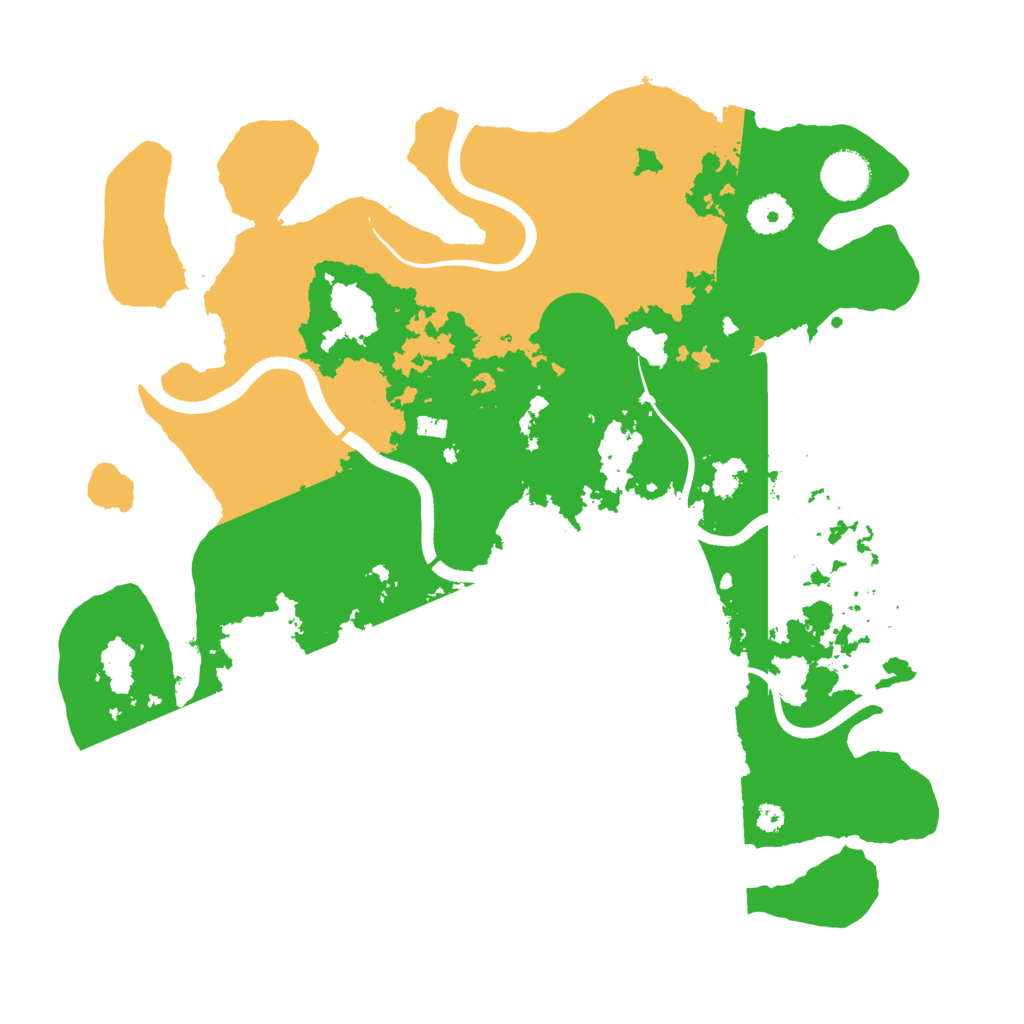 Biome Rust Map: Procedural Map, Size: 3650, Seed: 54839681