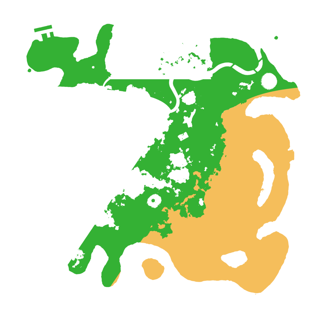 Biome Rust Map: Procedural Map, Size: 3550, Seed: 46739867