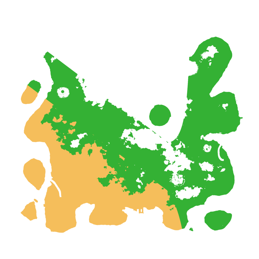 Biome Rust Map: Procedural Map, Size: 3400, Seed: 97499310