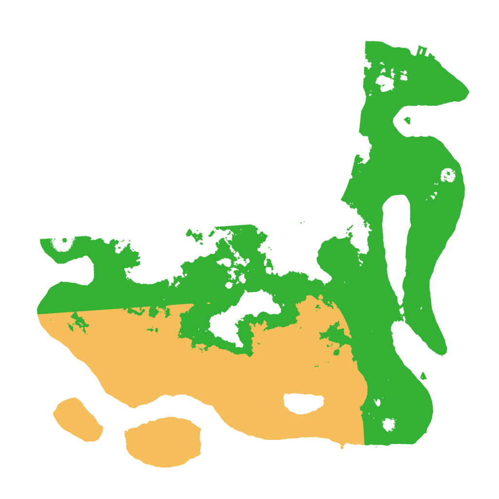 Biome Rust Map: Procedural Map, Size: 3500, Seed: 1754707417