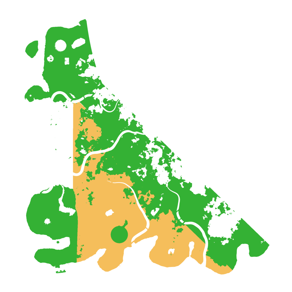 Biome Rust Map: Procedural Map, Size: 4500, Seed: 282859757