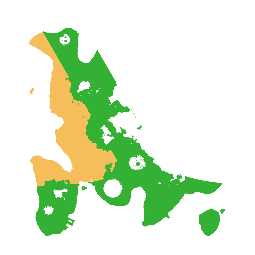 Biome Rust Map: Procedural Map, Size: 2500, Seed: 1047082833
