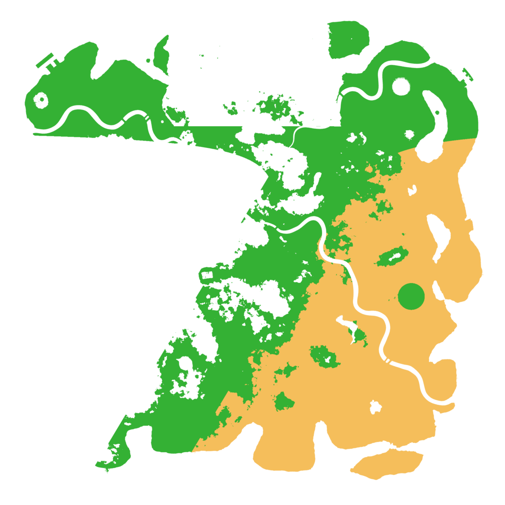 Biome Rust Map: Procedural Map, Size: 5000, Seed: 23904874