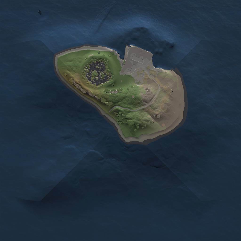 Rust Map: Procedural Map, Size: 1000, Seed: 818777809, 3 Monuments