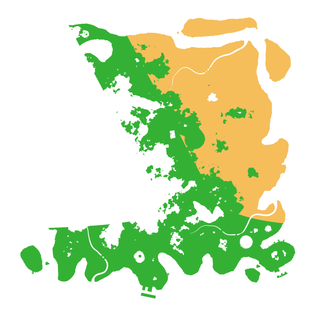 Biome Rust Map: Procedural Map, Size: 4250, Seed: 1125452