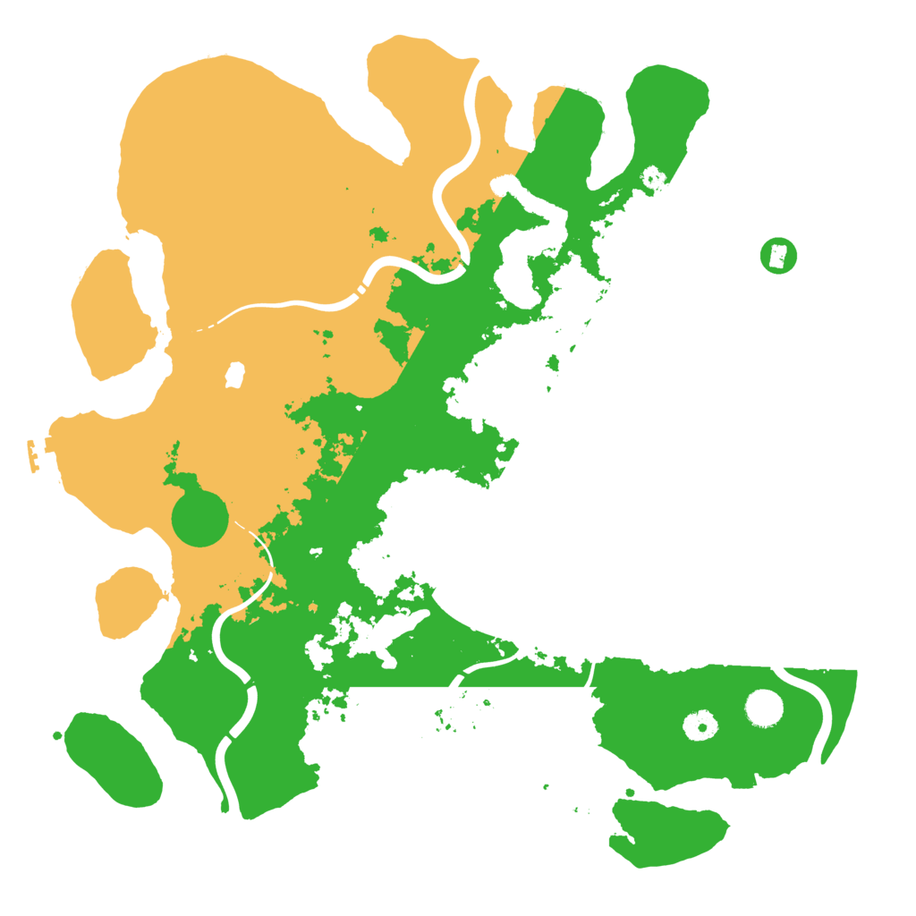 Biome Rust Map: Procedural Map, Size: 4250, Seed: 1237906478