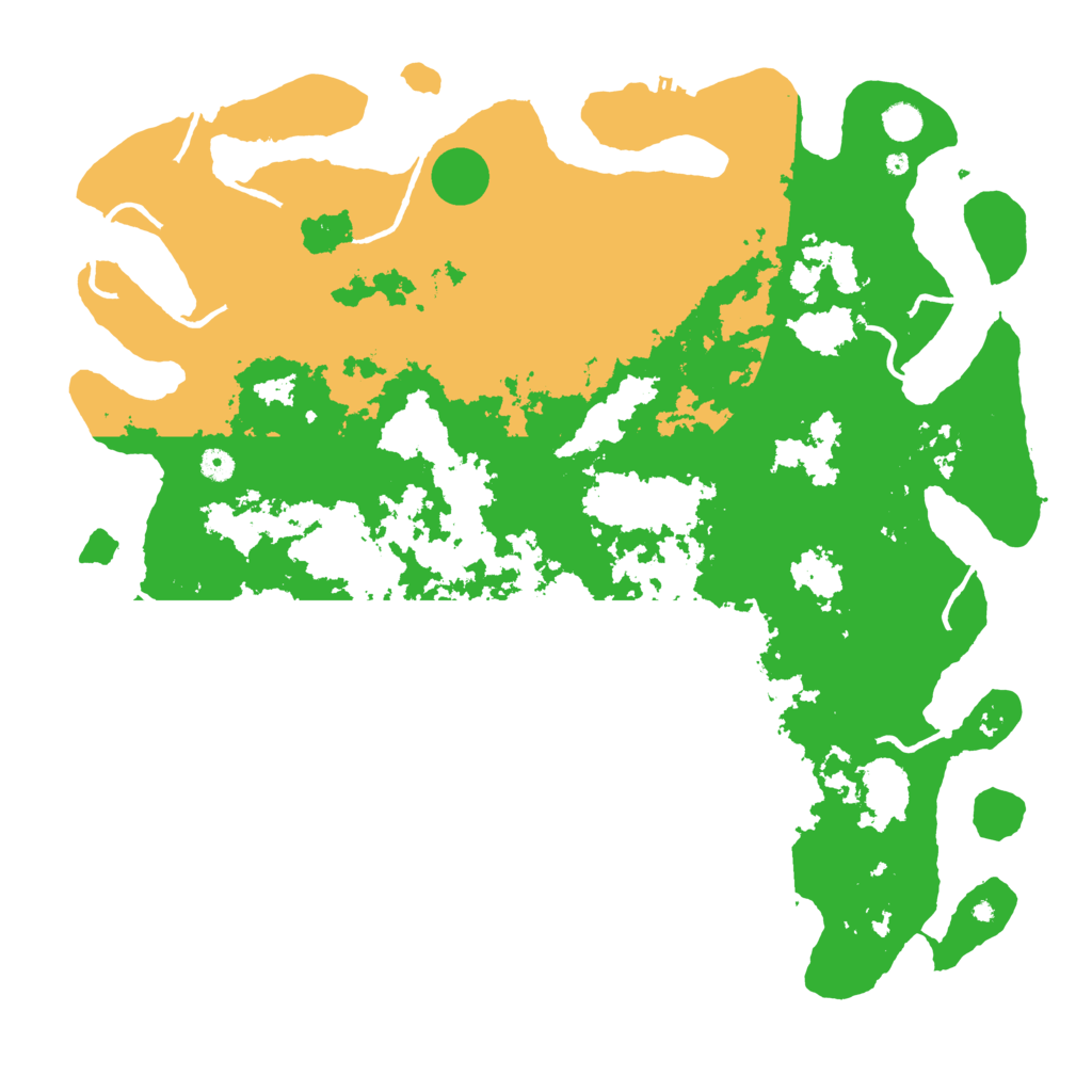 Biome Rust Map: Procedural Map, Size: 5000, Seed: 86494643