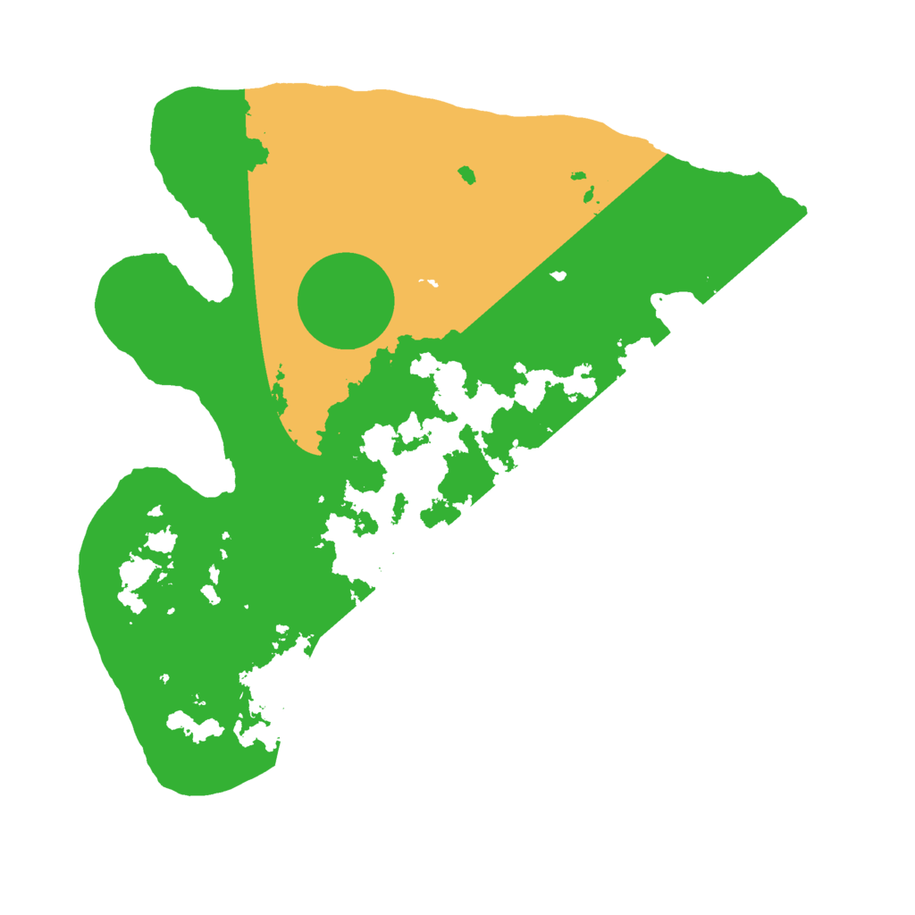 Biome Rust Map: Barren, Size: 2500, Seed: 36885324