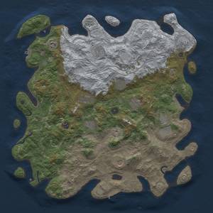 Thumbnail Rust Map: Procedural Map, Size: 4500, Seed: 234294542, 19 Monuments