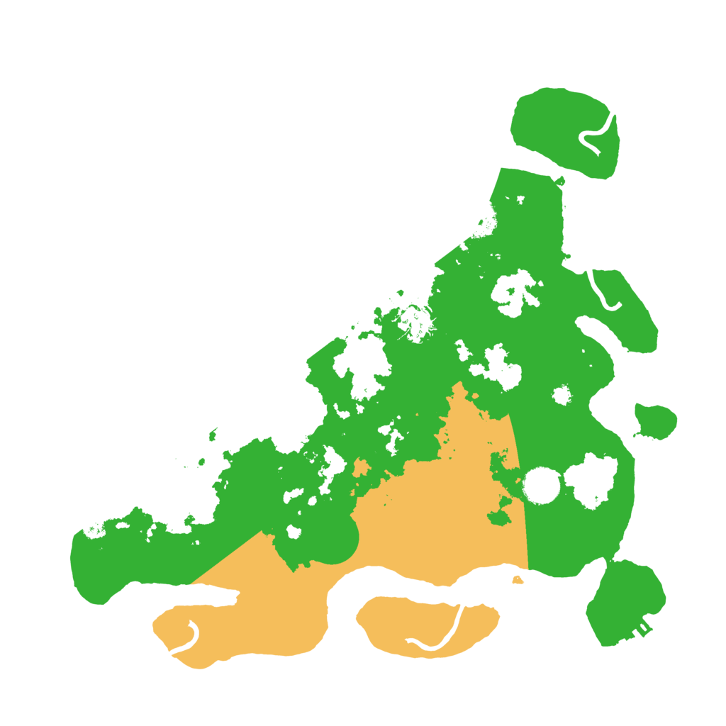 Biome Rust Map: Procedural Map, Size: 3500, Seed: 75983121
