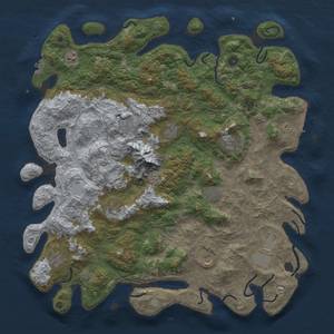 Thumbnail Rust Map: Procedural Map, Size: 5000, Seed: 1671680948, 19 Monuments