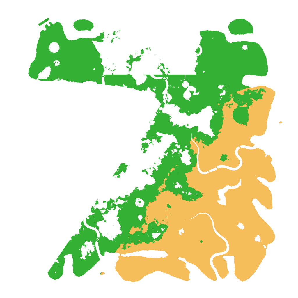 Biome Rust Map: Procedural Map, Size: 5000, Seed: 1671680948