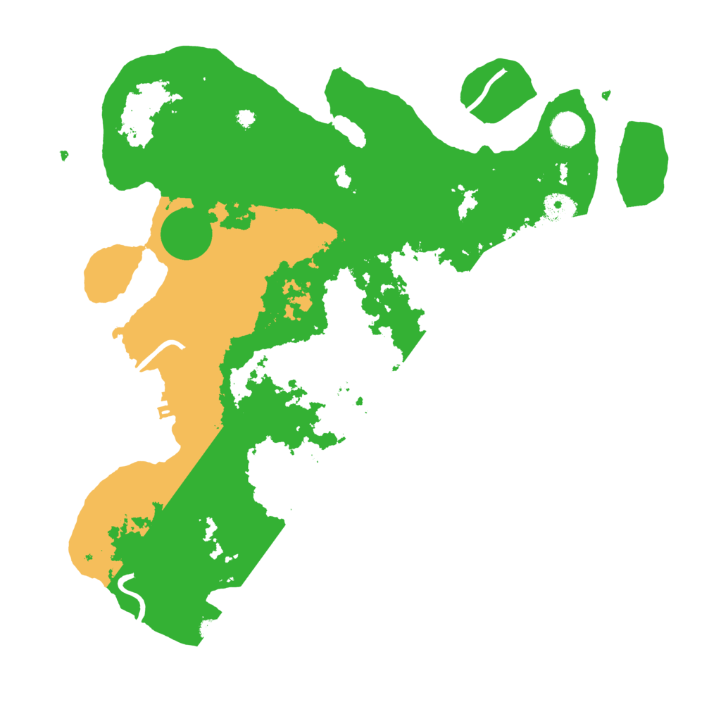 Biome Rust Map: Procedural Map, Size: 3700, Seed: 373024545