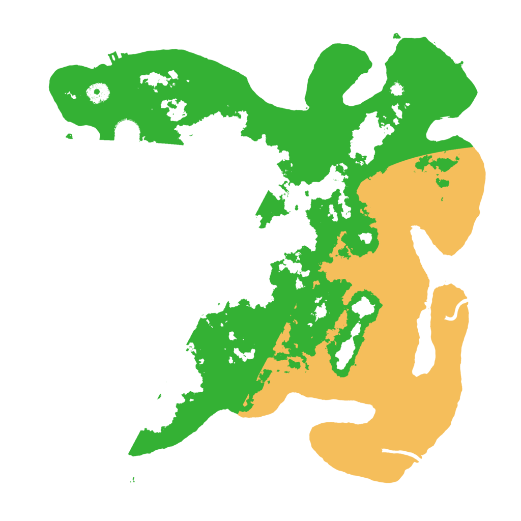 Biome Rust Map: Procedural Map, Size: 3700, Seed: 1916669705