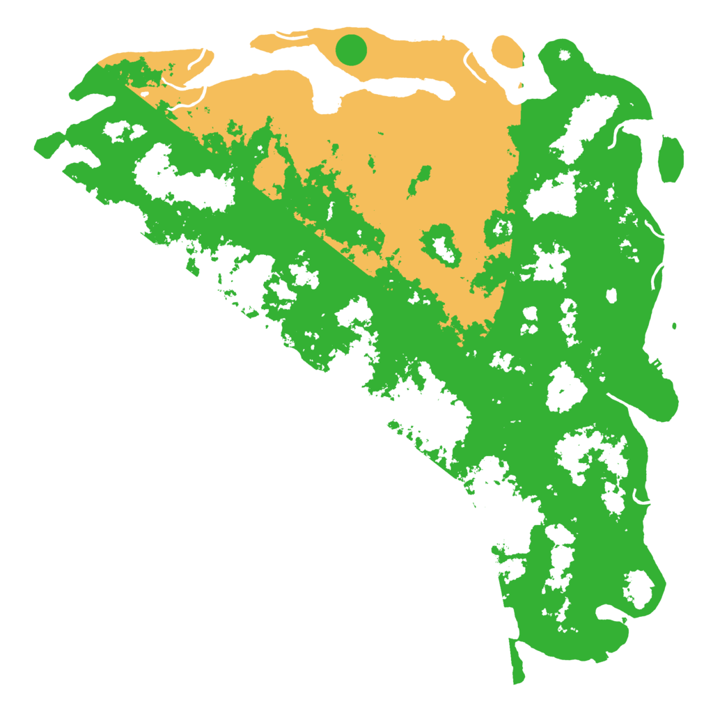 Biome Rust Map: Procedural Map, Size: 6000, Seed: 540518054