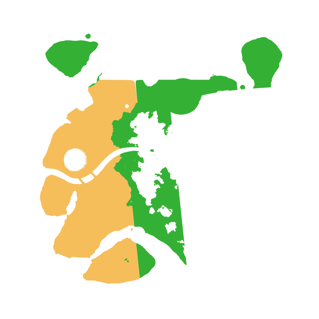 Biome Rust Map: Procedural Map, Size: 2500, Seed: 919030767