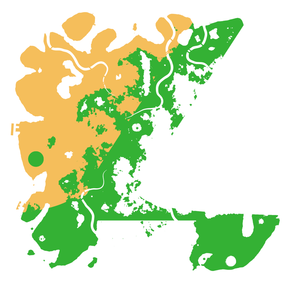 Biome Rust Map: Procedural Map, Size: 5000, Seed: 432007009