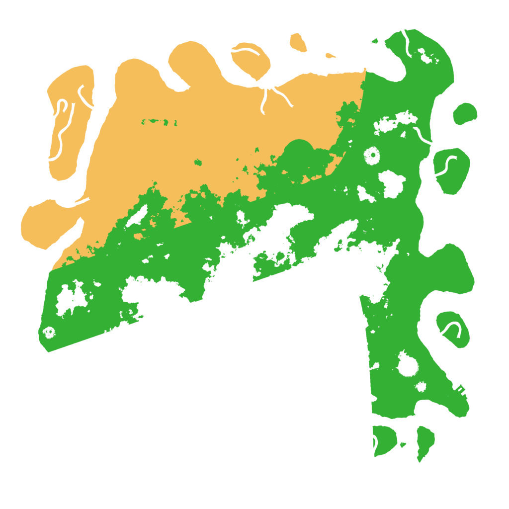 Biome Rust Map: Procedural Map, Size: 4500, Seed: 810438728