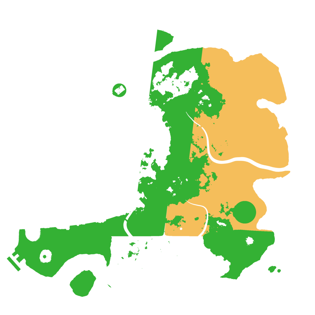 Biome Rust Map: Procedural Map, Size: 3700, Seed: 2014917166