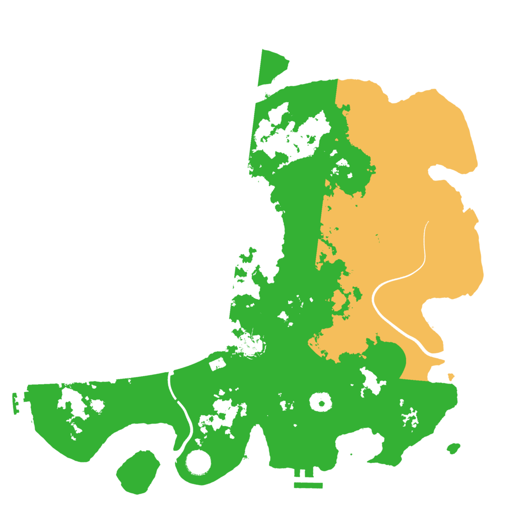Biome Rust Map: Procedural Map, Size: 3700, Seed: 2014917166