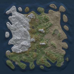 Thumbnail Rust Map: Procedural Map, Size: 4250, Seed: 99683468, 15 Monuments