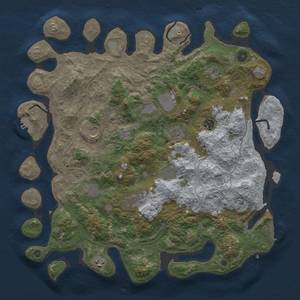 Thumbnail Rust Map: Procedural Map, Size: 4250, Seed: 1935529960, 18 Monuments