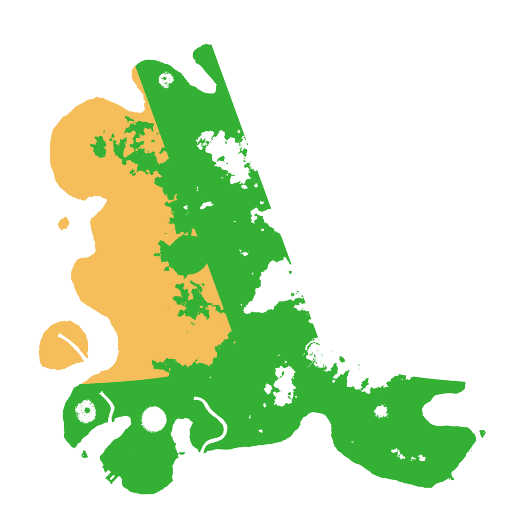 Biome Rust Map: Procedural Map, Size: 3700, Seed: 879727085