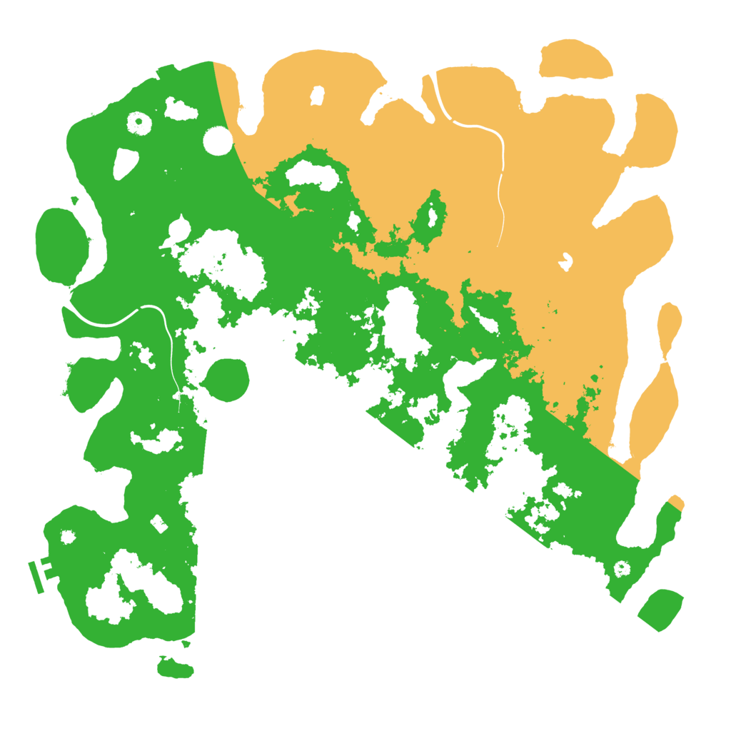 Biome Rust Map: Procedural Map, Size: 4500, Seed: 1135689466