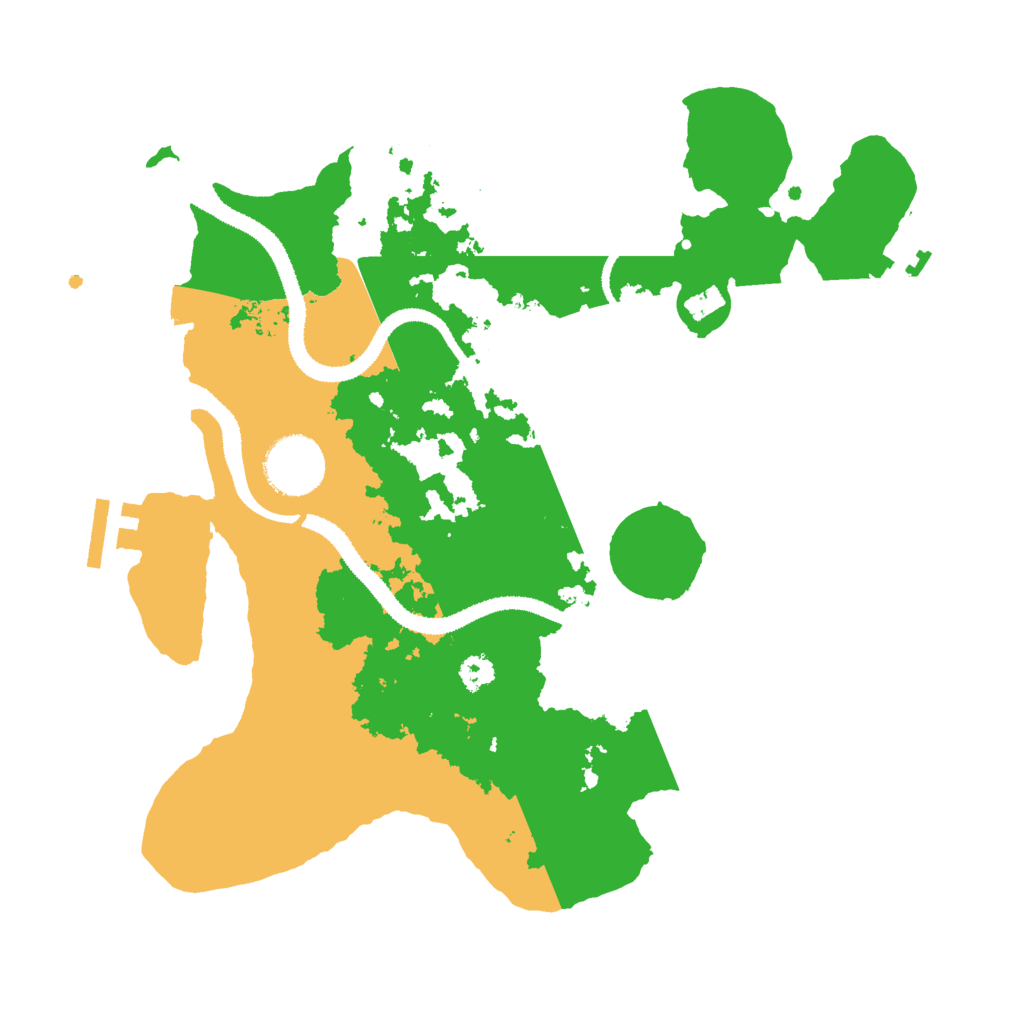 Biome Rust Map: Procedural Map, Size: 3000, Seed: 1394990912