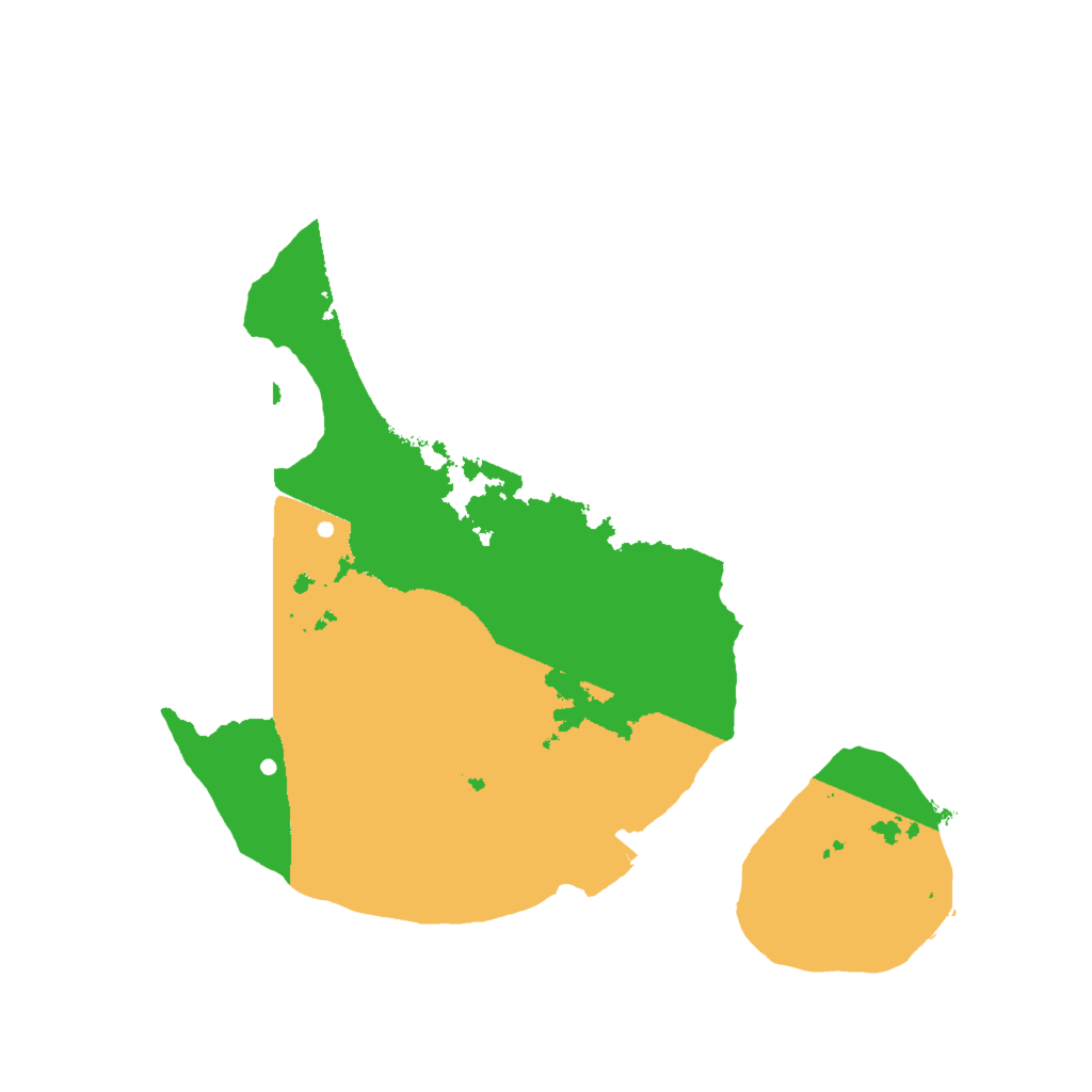 Biome Rust Map: Procedural Map, Size: 2000, Seed: 6843875