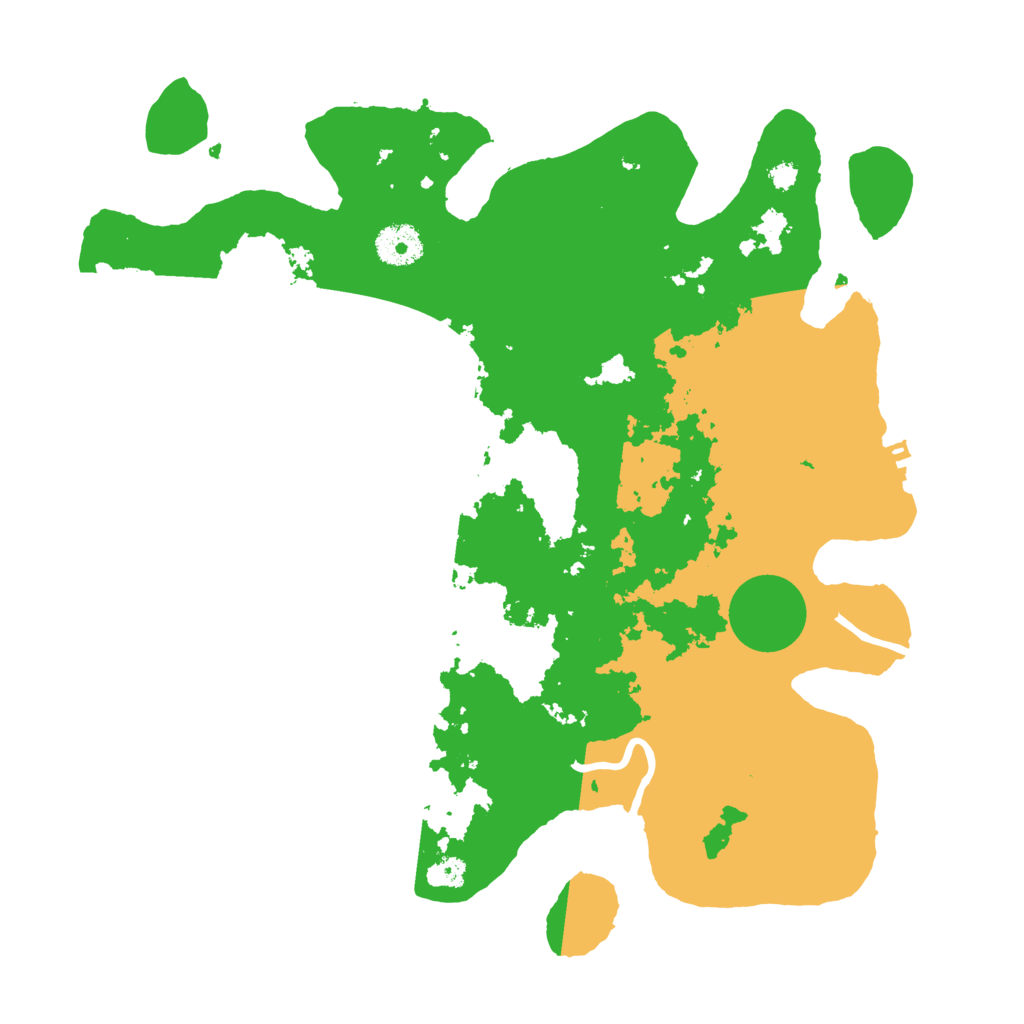 Biome Rust Map: Procedural Map, Size: 3500, Seed: 755432611