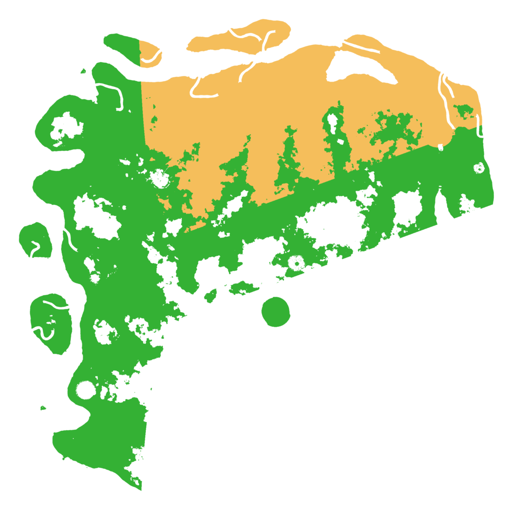 Biome Rust Map: Procedural Map, Size: 5000, Seed: 5847151