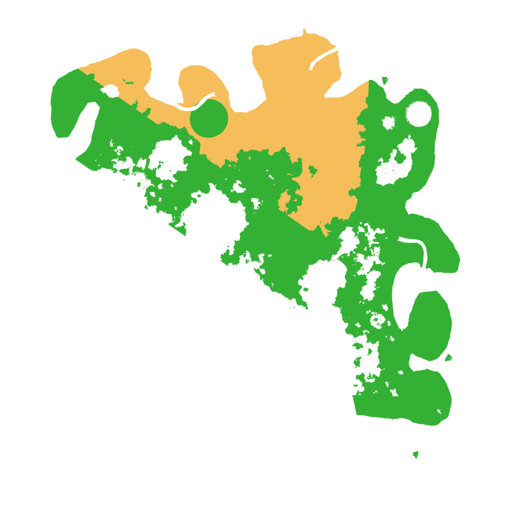 Biome Rust Map: Procedural Map, Size: 3500, Seed: 91012730