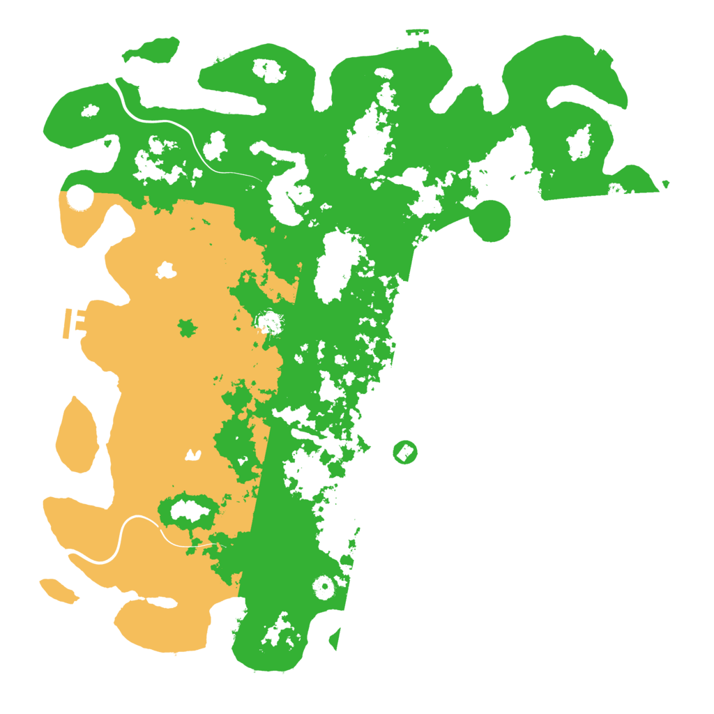 Biome Rust Map: Procedural Map, Size: 4800, Seed: 438453835