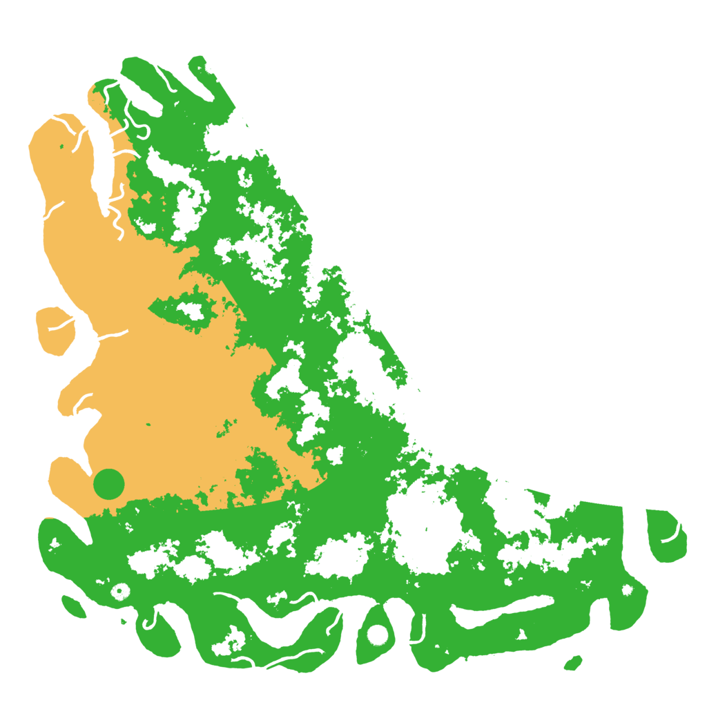 Biome Rust Map: Procedural Map, Size: 6000, Seed: 2909