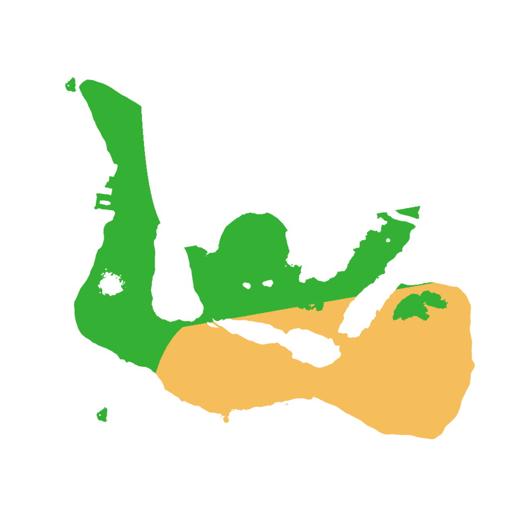 Biome Rust Map: Procedural Map, Size: 2000, Seed: 512784449