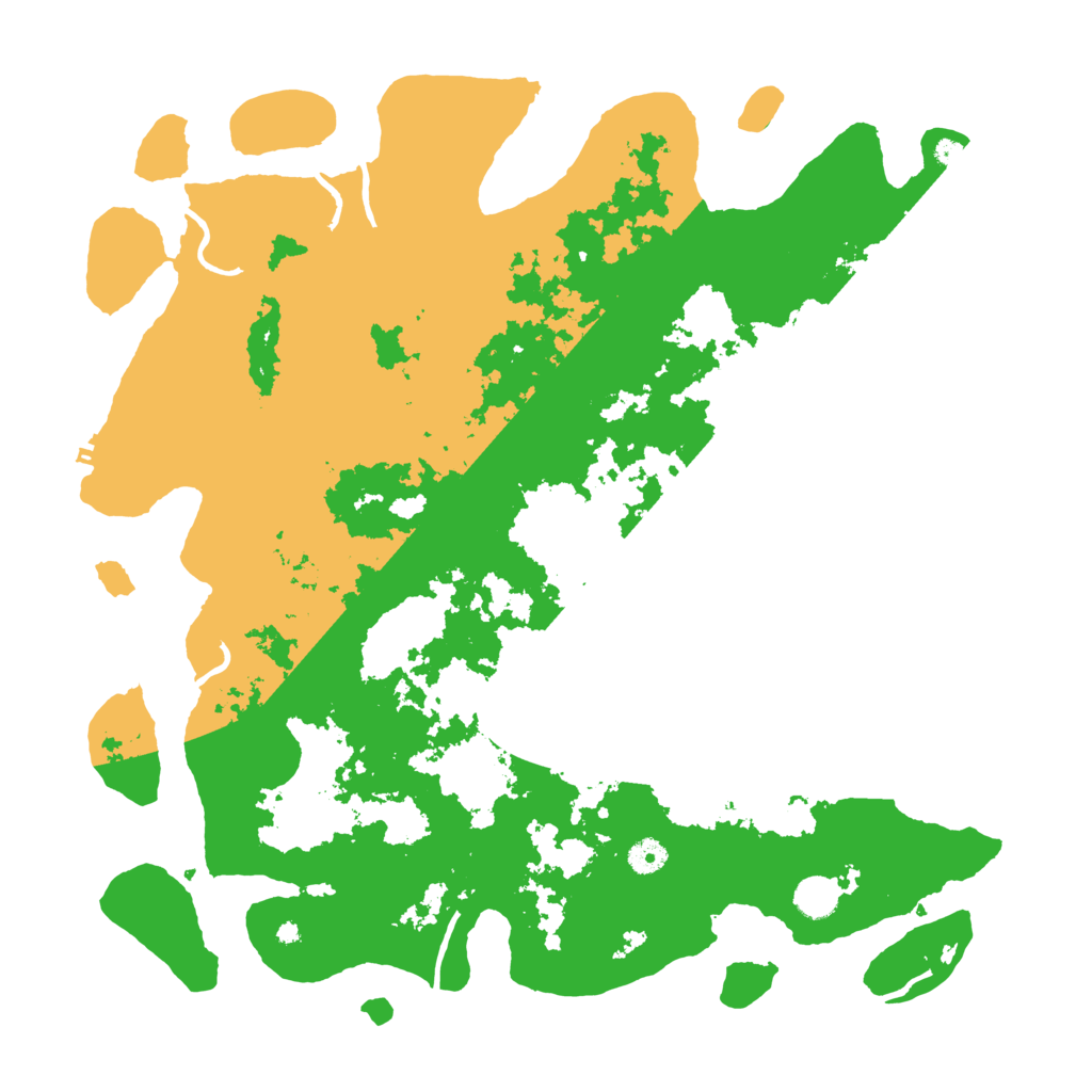 Biome Rust Map: Procedural Map, Size: 4500, Seed: 1639974348