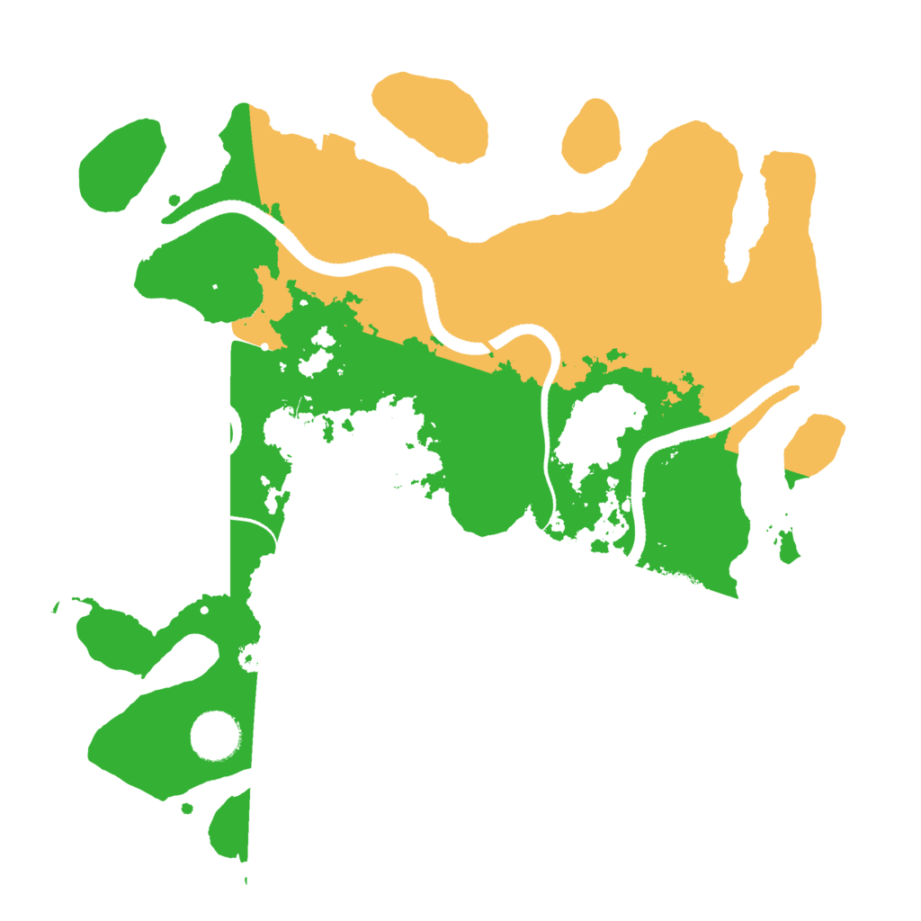 Biome Rust Map: Procedural Map, Size: 3250, Seed: 366587137