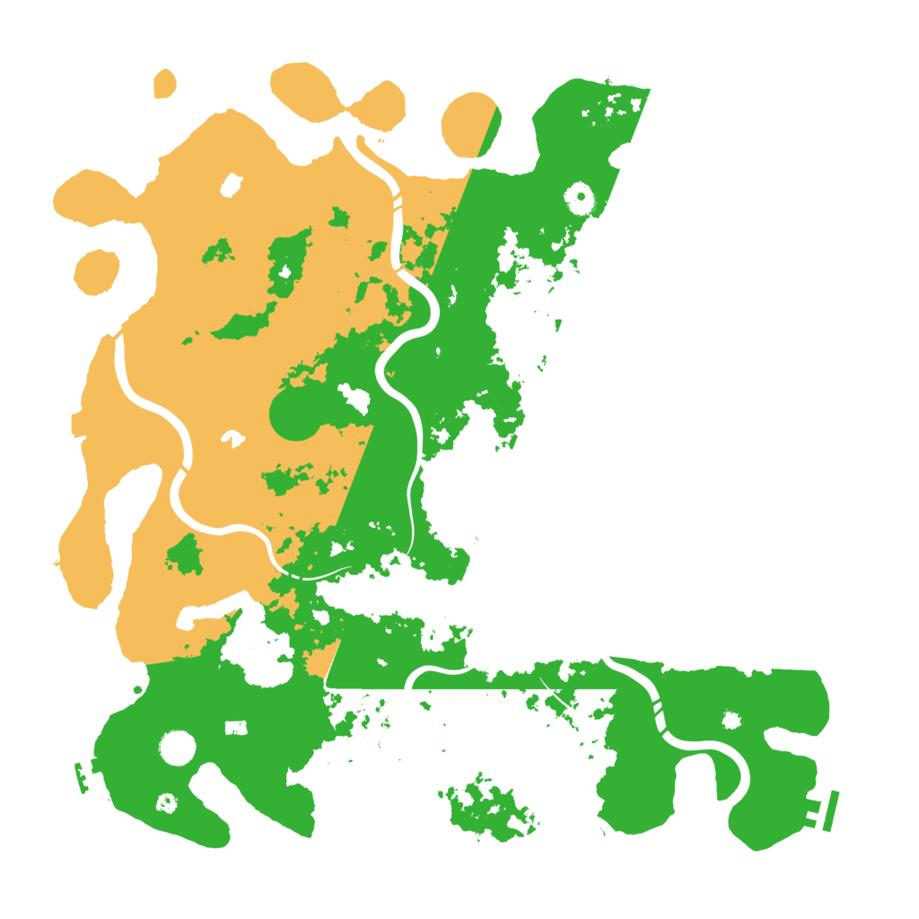 Biome Rust Map: Procedural Map, Size: 4500, Seed: 1962349082