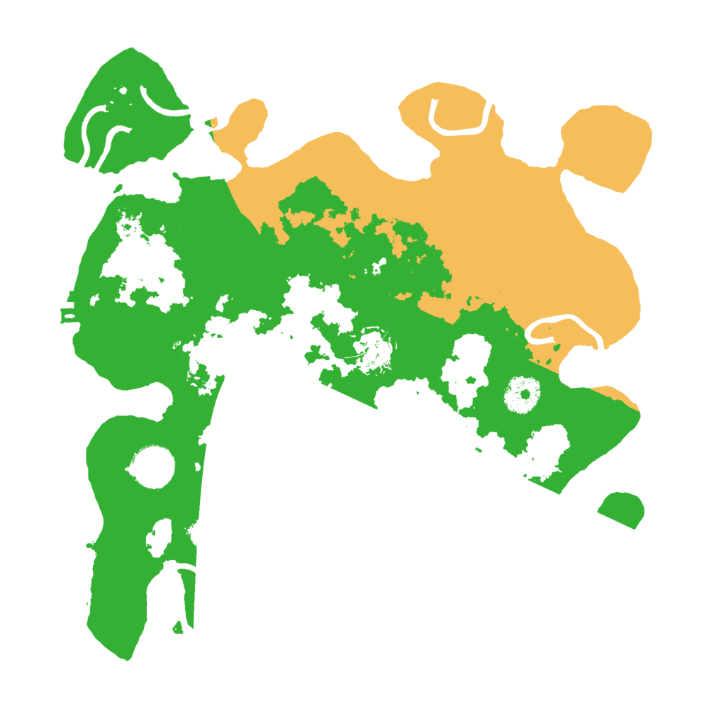 Biome Rust Map: Procedural Map, Size: 3000, Seed: 245606