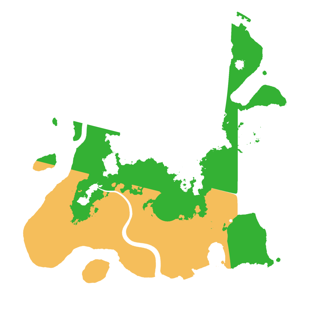 Biome Rust Map: Procedural Map, Size: 3000, Seed: 21857